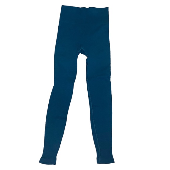 Balance Athletica Teal Blue Green Energy Quartz Textured High Waist Leggings XS - Picture 2 of 6